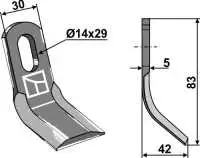 Y-Messer 83x30mm